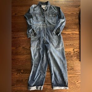 Gap denim jumpsuit
